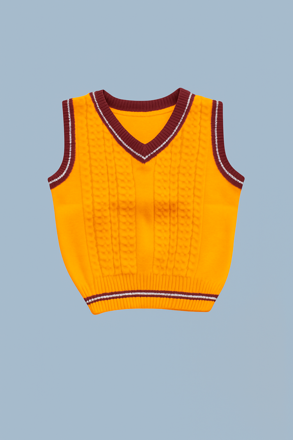 Cable Knitted Sweater Vest - Toddler & Kids-12M-6Y